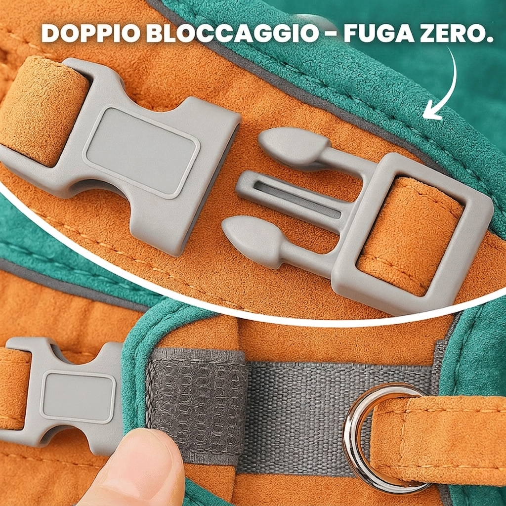 Pettorina Anti-Fuga + Guinzaglio